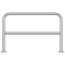 Stainless steel hoop |  48 mm | for casting in concrete | with cross bar | total width 1200 mm | To be fixed by plugs